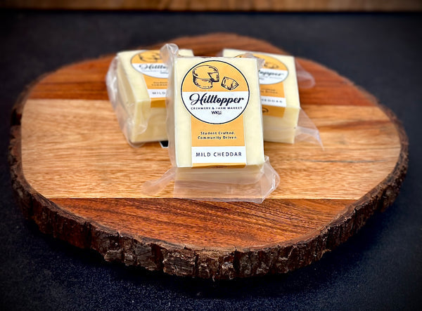 Cheddar-Mild (Aged 3-5 months) 1/2 lb. Block- Hilltopper Creamery