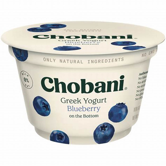 Chobani Yogurt, Greek, Non-Fat, Blueberry 6oz