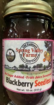 Blackberry Jelly, NSA Seedless - Spring Valley Farms