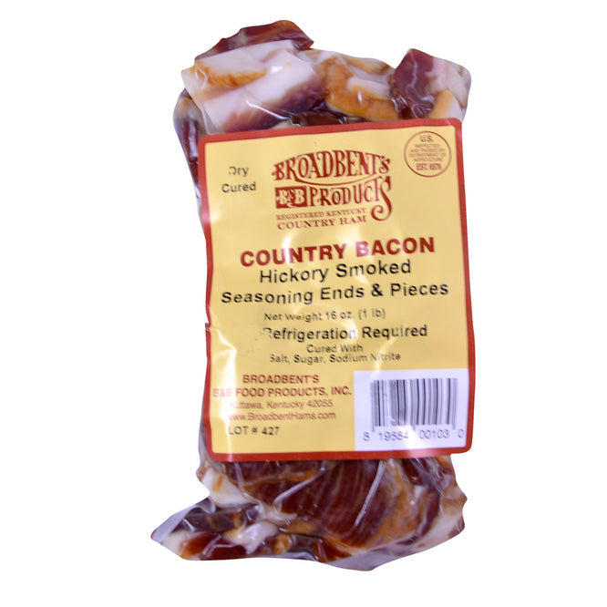 Hickory Smoked Bacon Ends & Pieces - Broadbent Farms