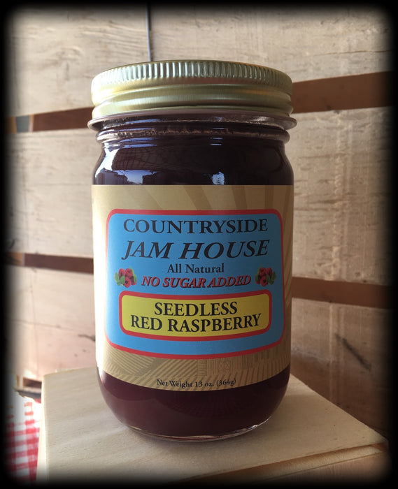 NSA Seedless Red Raspberry Jam -Countryside Jam House -